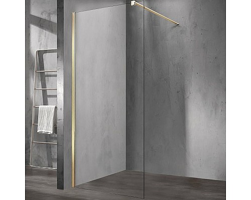 Душевая перегородка Vincea Walk-In 120 VSW-1H120CLG Золото