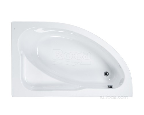Акриловая ванна Roca Welna ZRU9302998 асимметричная белая 160x100 R
