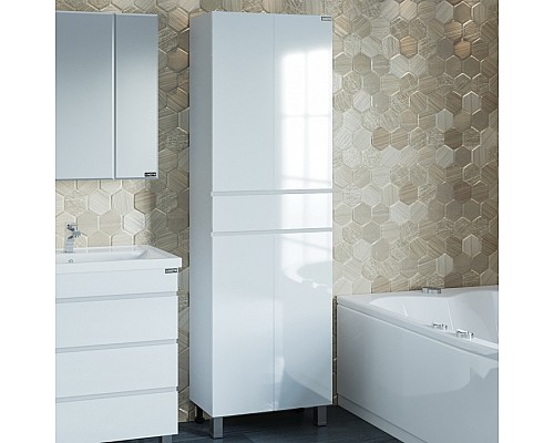 Шкаф пенал СанТа Марс 60 Белый