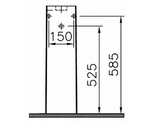 Пьедестал VitrA Zentrum 6936B003-7035