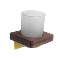 Держатель стакана для ванной Bronze de luxe Forest 10704G золото
