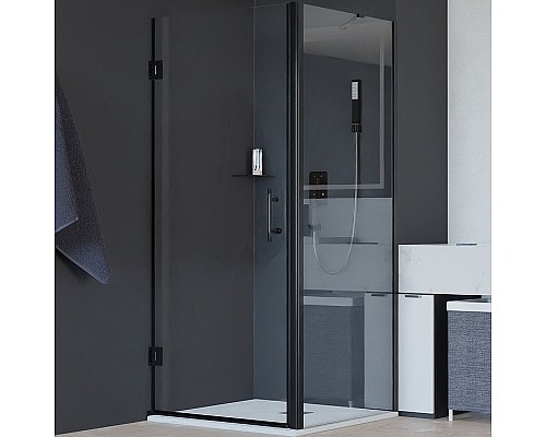 Душевой уголок RGW Hotel HO-045B 90х90 350604599-014 профиль Черный стекло прозрачное