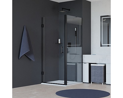 Душевой уголок RGW Hotel HO-045B 90х90 350604599-014 профиль Черный стекло прозрачное