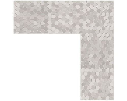 Зеркало Evoform Definite 96х76 BY 3275 в багетной раме - Соты алюминий 70 мм