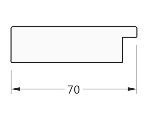 Зеркало Evoform Definite 96х76 BY 3275 в багетной раме - Соты алюминий 70 мм
