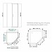 Душевой уголок WasserKRAFT Wiese 90x90 84P11 профиль Черный матовый стекло прозрачное
