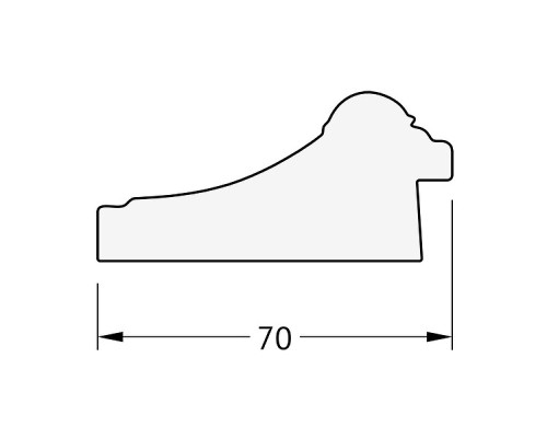 Зеркало Evoform Exclusive 103х73 BY 1192 с фацетом в багетной раме - Состаренное серебро с плетением 70 мм