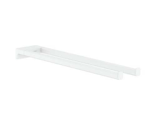Полотенцедержатель Hansgrohe AddStoris 41770700 двойной Белый матовый