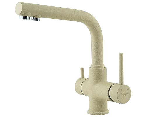 Смеситель для кухни Lemark Comfort LM3061PBG Бежевый