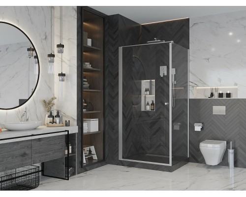 Душевой уголок Ambassador Elysium 80x90 профиль Хром стекло прозрачное