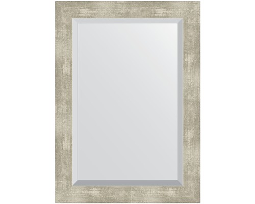 Зеркало Evoform Exclusive 71х51 BY 1129 с фацетом в багетной раме - Алюминий 61 мм