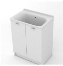 Тумба c хозяйственной раковиной Kerasan Aquadom 9164k3 75х50