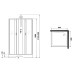 Душевая кабина Niagara Classic 90х90 NG-1101-14BKT без гидромассажа