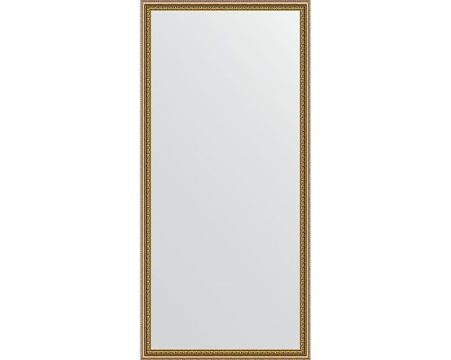 Зеркало Evoform Definite 152х72 BY 1112 в багетной раме - Бусы золотые 46 мм