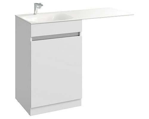 Тумба под раковину Aqwella Form 115 FOR0105KL Белая