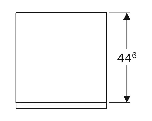 Боковой шкафчик Geberit Acanto 45 см 500.618.JK.2