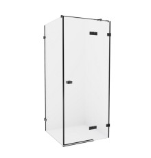 Душевое ограждение NEW TRENDY AVEXA BLACK 100x120x200 (черный)