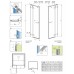 Душевая дверь Radaway Arta DWJ II 620 профиль Хром стекло прозрачное