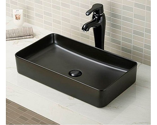 Раковина-чаша CeramaLux 60 9396-1МВ Черная матовая