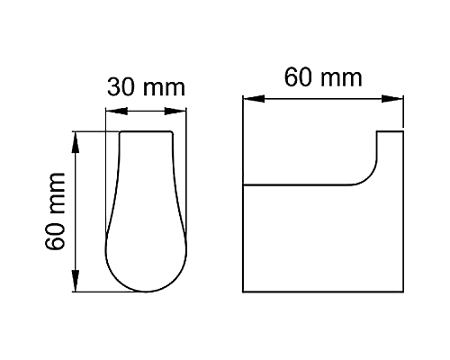 Крючок WasserKRAFT Wiese K-8923 Оружейная сталь
