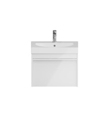 Тумба Kerama Marazzi MODULA подвесная 60 с ящиком 1+1, белая глянцевая