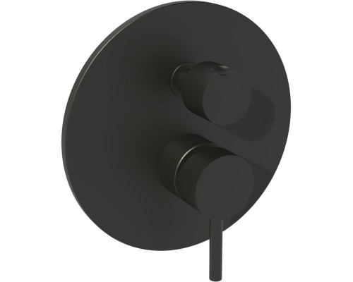 Смеситель Paffoni Light LIG018NO с внутренней частью, для душа, черный