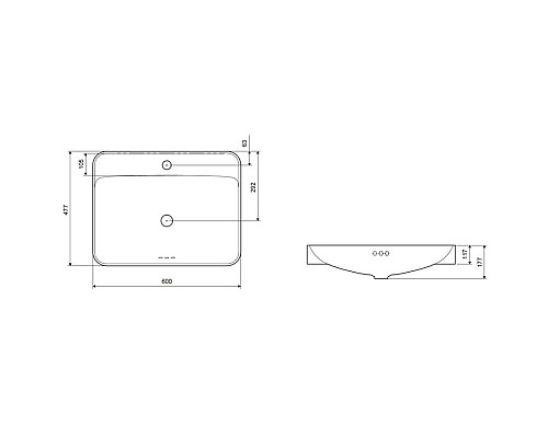 Умывальник Excellent Holmi