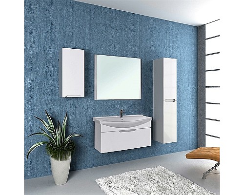 Зеркало Dreja Eco Uni 105 99.9007 Белое