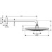 Верхний душ Hansgrohe Raindance Select S 300