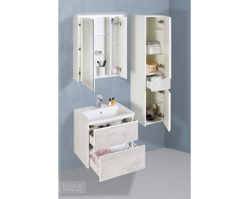 Шкаф - колонна Roca Ronda R ZRU9303006 белый матовый/бетон 