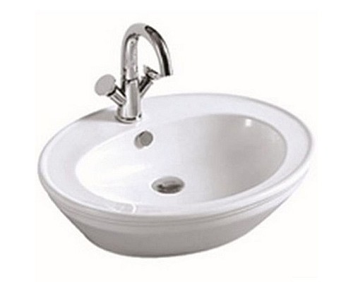 Раковина-чаша CeramaLux Lux Classic 60 3573 Белая Хром