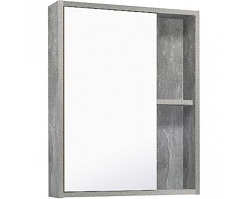 Зеркальный шкаф Runo Эко 52 00-00001184 Серый бетон