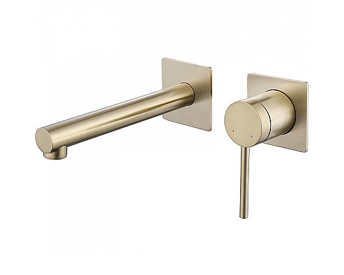 Смеситель для раковины Abber Emotion AF8812G Золото матовое