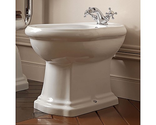 Биде напольное Kerasan Retro 102001 с 1 отверстием под смеситель