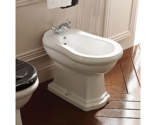 Биде напольное Kerasan Retro 102001 с 1 отверстием под смеситель
