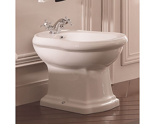 Биде напольное Kerasan Retro 102001 с 1 отверстием под смеситель