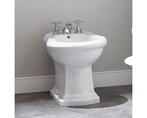 Биде напольное Kerasan Retro 102001 с 1 отверстием под смеситель