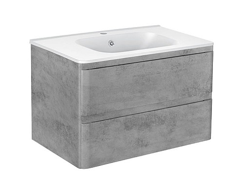 Тумба под раковину Vincea Vico VMC-2V800BT подвесная Beton