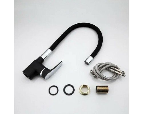 Смеситель для кухни Frap F4453-04 Черный матовый