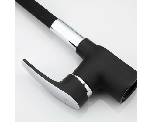 Смеситель для кухни Frap F4453-04 Черный матовый