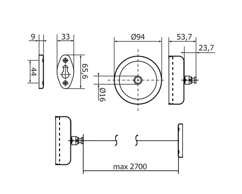 Струна бельевая Veragio Gifortes бронза