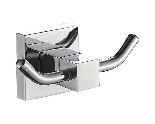 Двойной крючок Haiba HB8605-2 Хром