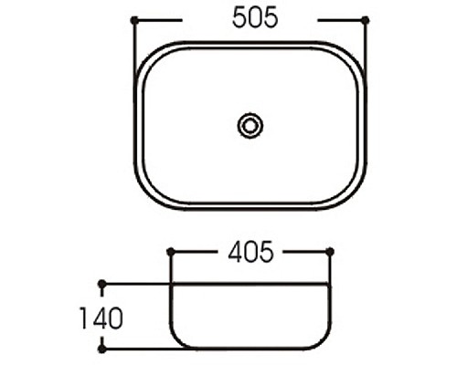Раковина-чаша WellWant 50 WWRB1532W Белая Раковина-чаша WellWant 50 WWRB1532W Белая
