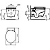 Комплект унитаза с инсталляцией Ideal Standard W220101 с сиденьем Микролифт без клавиши смыва