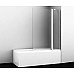 Стеклянная шторка на ванну WasserKRAFT Matt glass Fixed 48P02-110RM