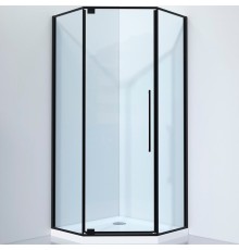 Душевой уголок Black&White Stellar Wind S815 BC 90x90 Черный матовый