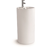 Раковина керамическая напольная моноблок SantiLine SL-4003