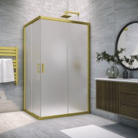 Душевой уголок ZA-F NOVO 85x70 03 10 стекло сатин