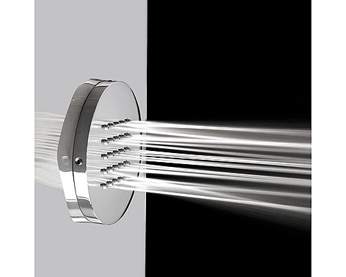 Боковая форсунка Bossini Tondo Flat I00175.073 Черная матовая