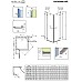 Душевая дверь Radaway Euphoria KDD 90 383060-01L профиль Хром стекло прозрачное